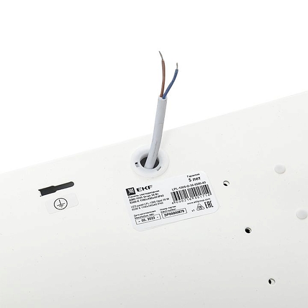 Панель светодиодная ДВО-1005 Опал 36Вт 6500К 1195x180x40 IP40 EKF