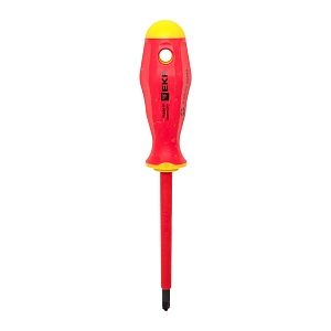 Отвертка Professional PZ-FL2x100 мм VDE 1000В EKF