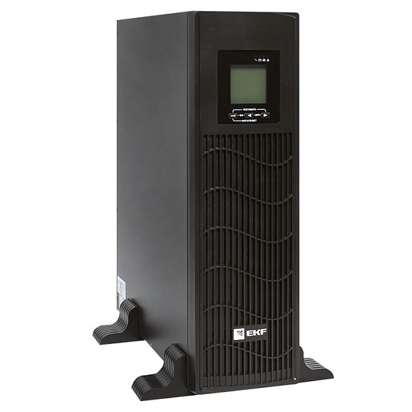 Источник Бесперебойного Питания Линейно-интерактивный E-Power PSW 600 3000 ВА / 2400 Вт , для монтажа в стойку, c АКБ 4x12В_9 Ач LCD, 6xC13,USB,RJ45