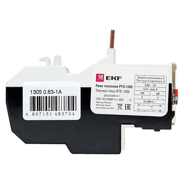 Реле тепловое РТЭ-1305 0,63-1А EKF