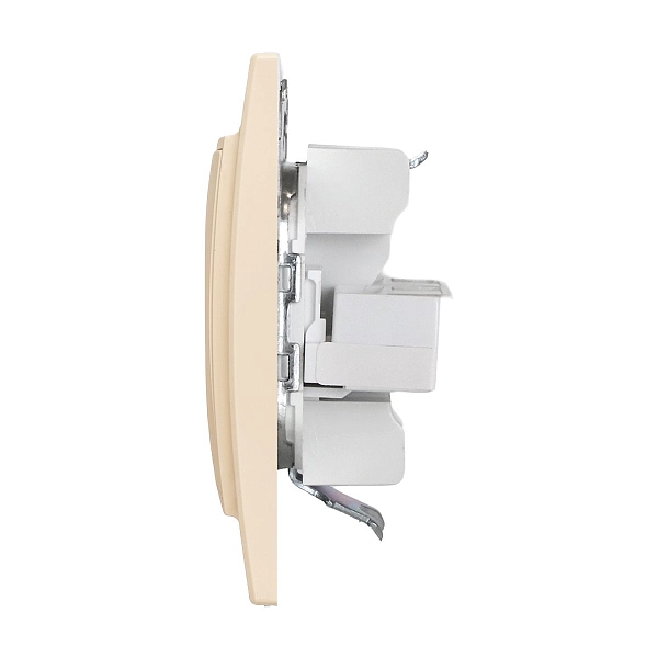 Розетка RJ-45+Phone СП бежевый Минск EKF