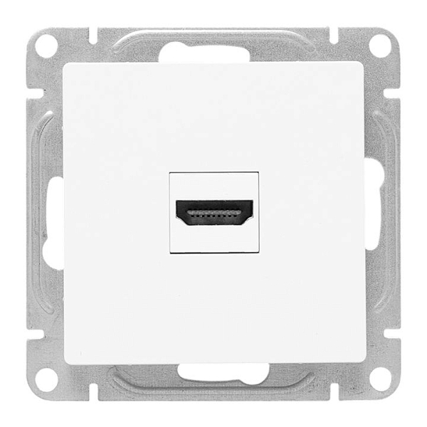 Механизм розетки HDMI, белый Эпика EKF