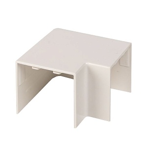 Поворот 90 гр. (40x40) (4 шт) белый EKF-Plast 