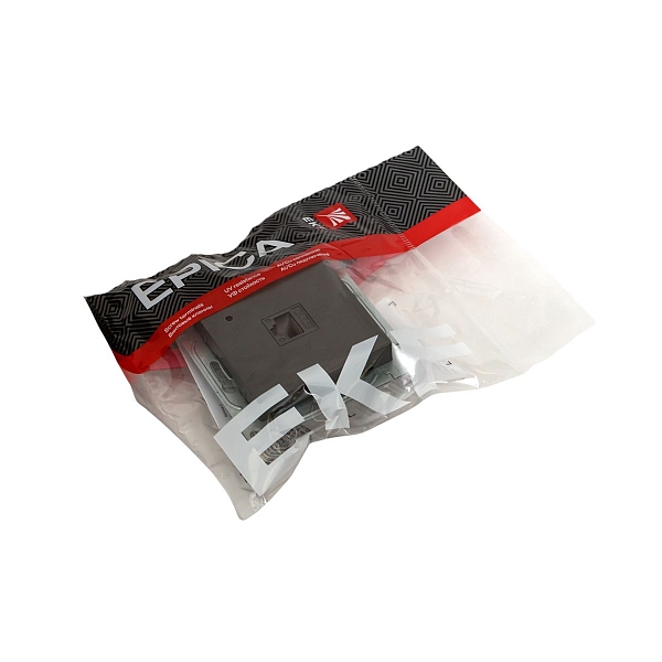 Механизм розетки RJ45 (cat5), мокко Эпика EKF