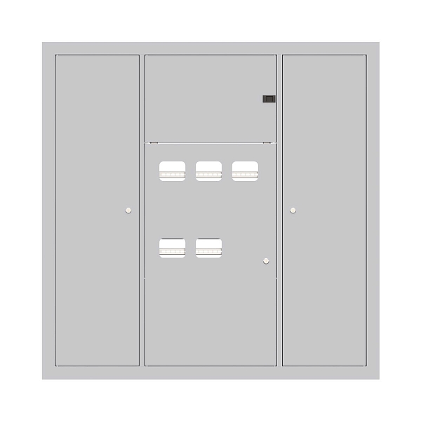 Устройство этажное распределительное встроенное типа УЭРВ 5 кв. (1300x1300x150) EKF