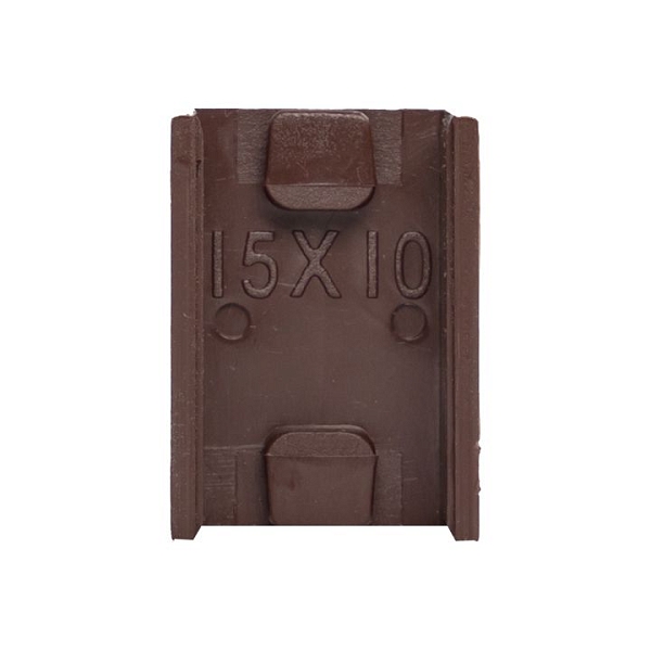 Соединитель (15x10) (4 шт) темное дерево EKF-Plast 