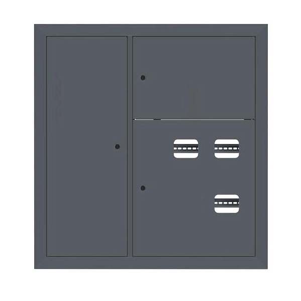 Щит этажный 3 кв. слаботочка слева RAL7016 (1000x950x150) EKF PROxima