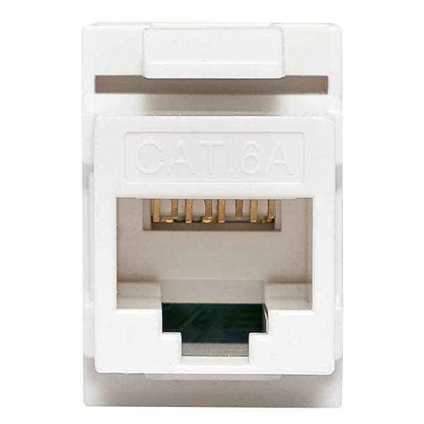 Модуль Keystone TERACOM CS Cat.6A неэкранированный 110 IDC 180 градусов самозажимной (Toolless) оранжевый