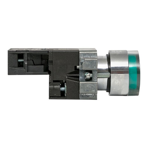 Кнопка BA31 с подсветкой 230В зеленая NO IP65 EKF PROxima