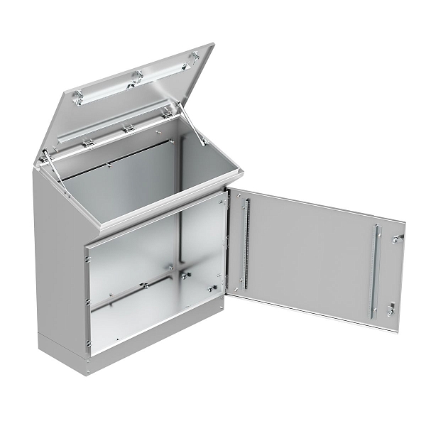 Пульт управления напольный "Inox" AISI304 TP10 IP55 (960x1000x400)
