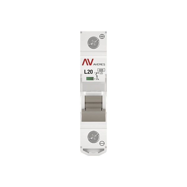 Выключатель автоматический AV-6 DC 1P 20A (L) 6kA EKF AVERES