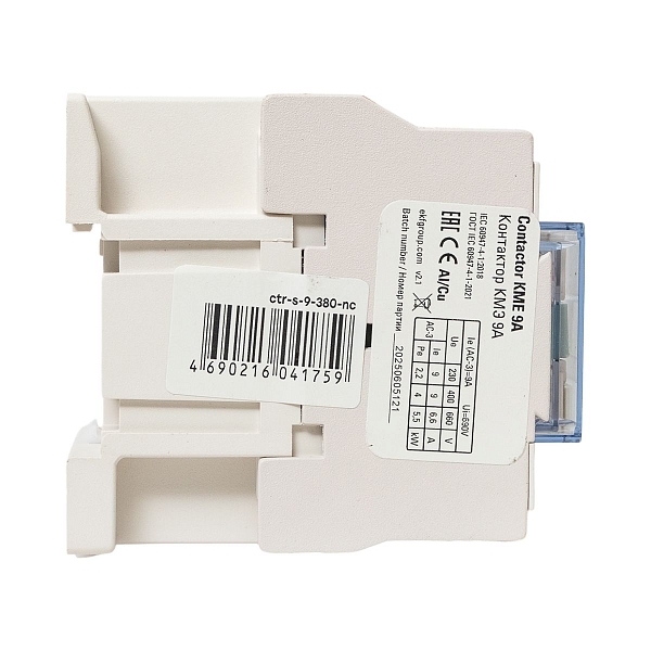 Контактор КМЭ-1 9А 1NC 400В AC EKF