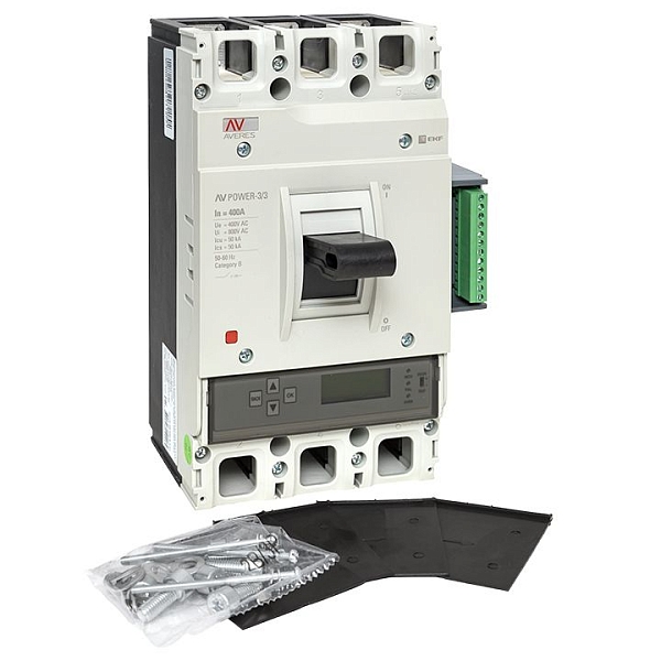 Выключатель автоматический в литом корпусе AV-POWER-3/3 400А 50кА ETU6.2 EKF