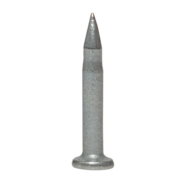 Кованые гвозди по бетону, металлу Bullet Type диаметр 3 мм длина 17 мм, цинкование (1000 шт.)