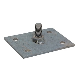 Пластина монтажная 120x120мм М16 EKF 