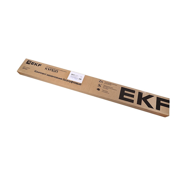 Комплект заземления безмуфтовый 6м (стержни D=16мм) HZ EKF