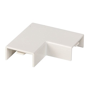 Поворот 90 гр. (20x10) (4 шт) белый EKF-Plast 