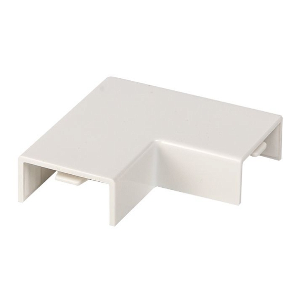 Поворот 90 гр. (20x10) (4 шт) белый EKF-Plast 