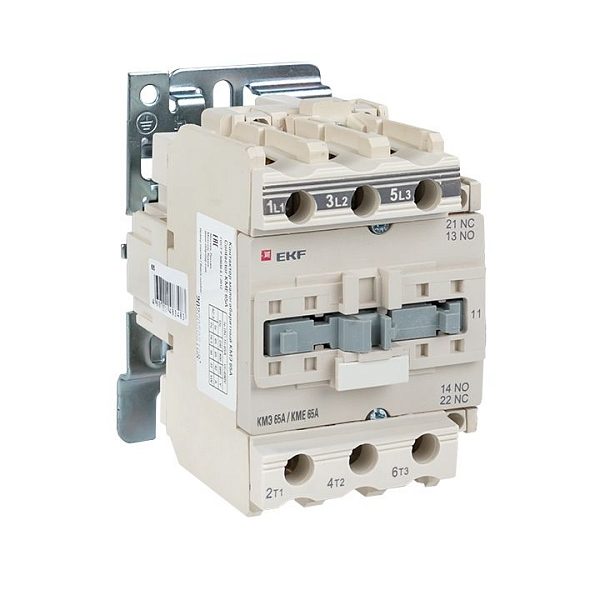 Контактор КМЭ-3 65А 1NO+1NC 400В AC EKF