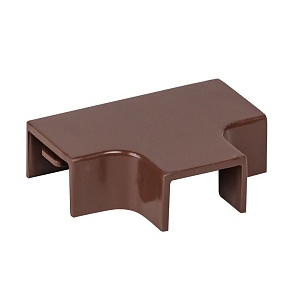 Угол T-образный (15x10) (4 шт) темное дерево EKF-Plast 