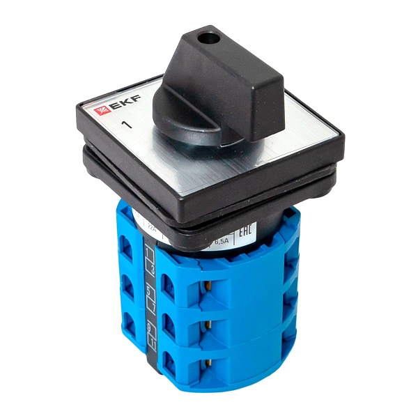 Переключатель кулачковый ПК-1-23 25А 3P «1-0-2» IP65 EKF