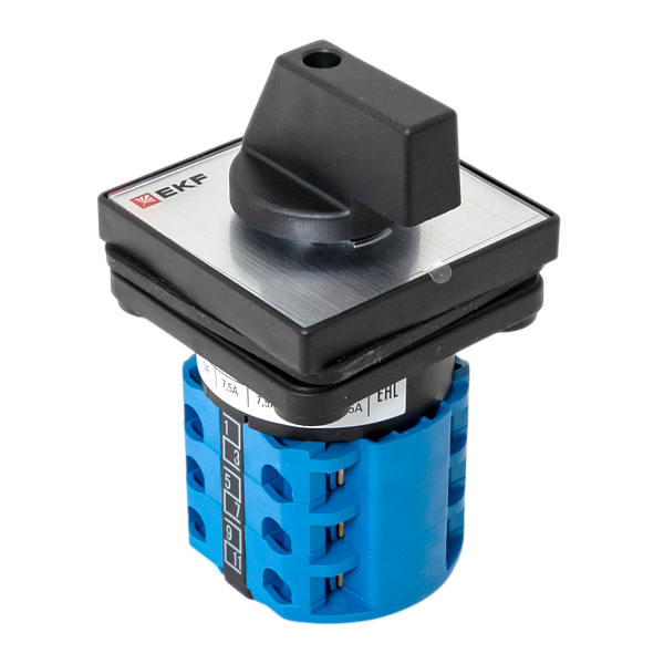 Переключатель кулачковый ПК-1-53 25А 3P «1-2» IP65 EKF
