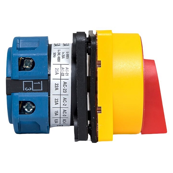 Переключатель кулачковый ПК-1-21 25А 1P "1-0-2" с блокировкой IP65 EKF PROxima