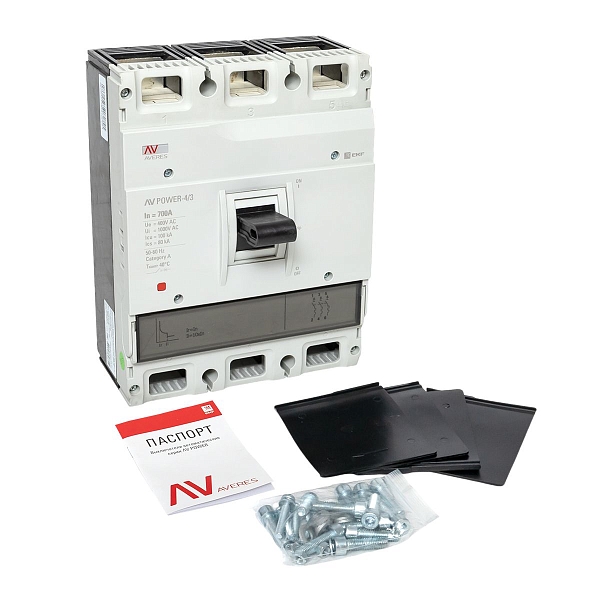 Выключатель автоматический в литом корпусе AV-POWER-4/3 700А 100кА TR EKF