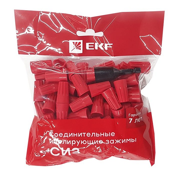 Соединительный изолирующий зажим СИЗ-5 (3-17мм2) (100шт.) EKF PROxima