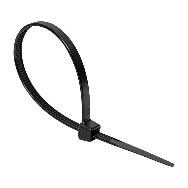 Хомут P6.6 стандартный (ч), 2.5x200 (100шт) FlexLock EKF